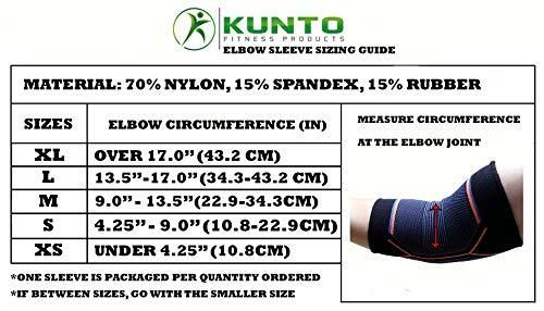 Kunto Fitness Elbow Brace Compression Support Sleeve 2
