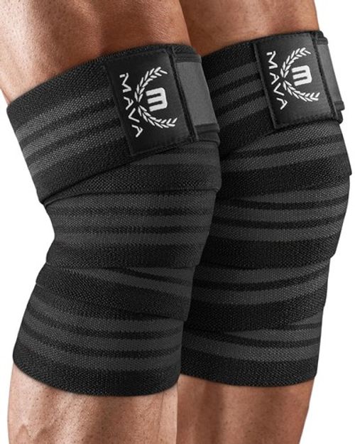 Mava Sports Knee Wraps (Pair) for Men & Women 2
