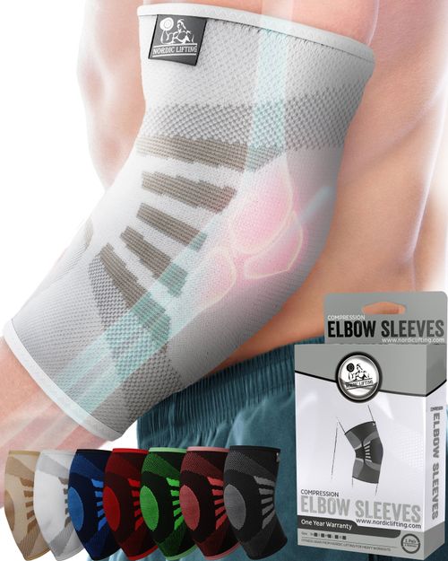 Nordic Lifting Elbow Compression Sleeves