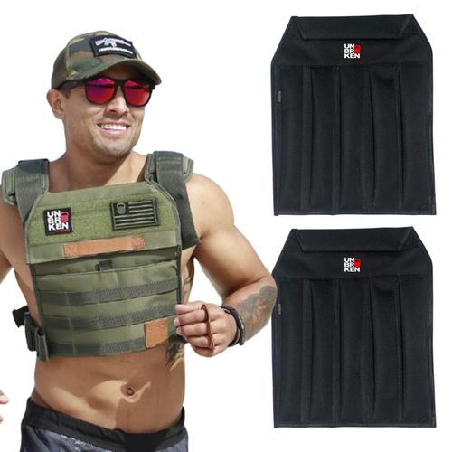 Unbrokenshop Adjustable Weighted Vest with Sand Plates 2