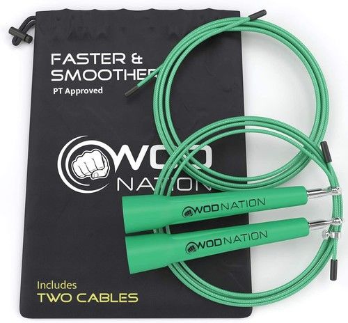 WOD Nation Adjustable Speed Jump Rope 2