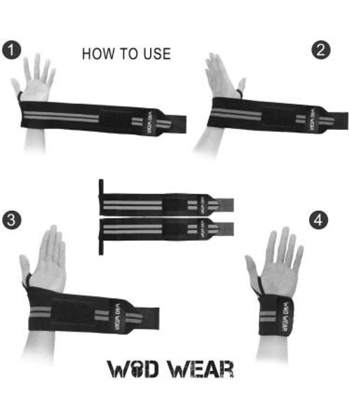 WOD Wear Wrist Wraps for Powerlifting